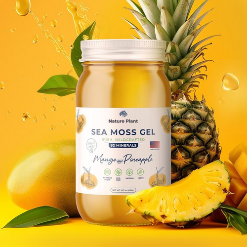 Nature Plant –  Mango-Pineapple - Sea Moss Gel